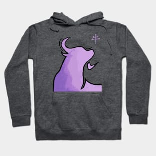 Year of the Ox - Minimalistic Bull Emblem Hoodie